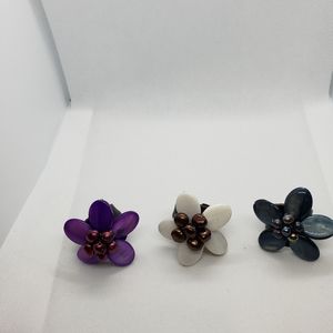 Fresh water pearls adjustable Ring